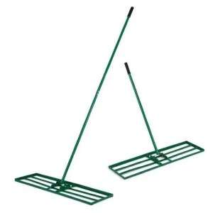 Vejos lyginimo grėblys su reguliuojama rankena 91 cm. (Žalias) 