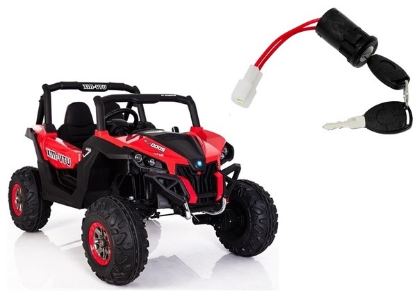 Elektromobilio užvedimo spynelė su raktu XMX Buggy
