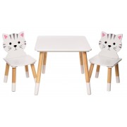 Staliukas su dviem kėdutėmis Katinėlis