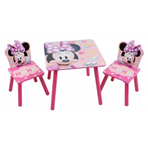 Staliukas su dviem kėdutėmis Minnie Mouse