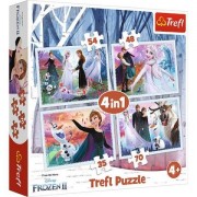 TREFL dėlionė Frozen II 4in1