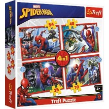 TREFL dėlionė Spider Man 4in1