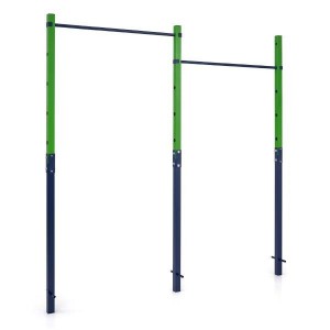 Dvigubas prisitraukimų skersinis, reguliuojamo aukščio, 80–172 cm, pagaminta iš cinkuoto plieno, iki 220 kg