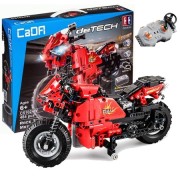 CaDA konstruktorius su pultu motociklas Race Track Motorcycle 484 elementai