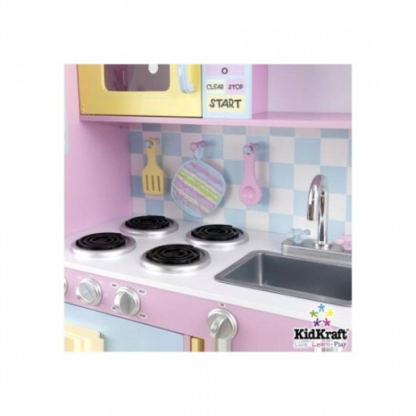 kidkraft large kitchen pastel